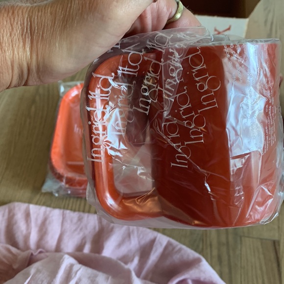 NIB Vintage Snack Set by Ingrid Ltd. Set of 4 mugs and 4 plates - Picture 4 of 6